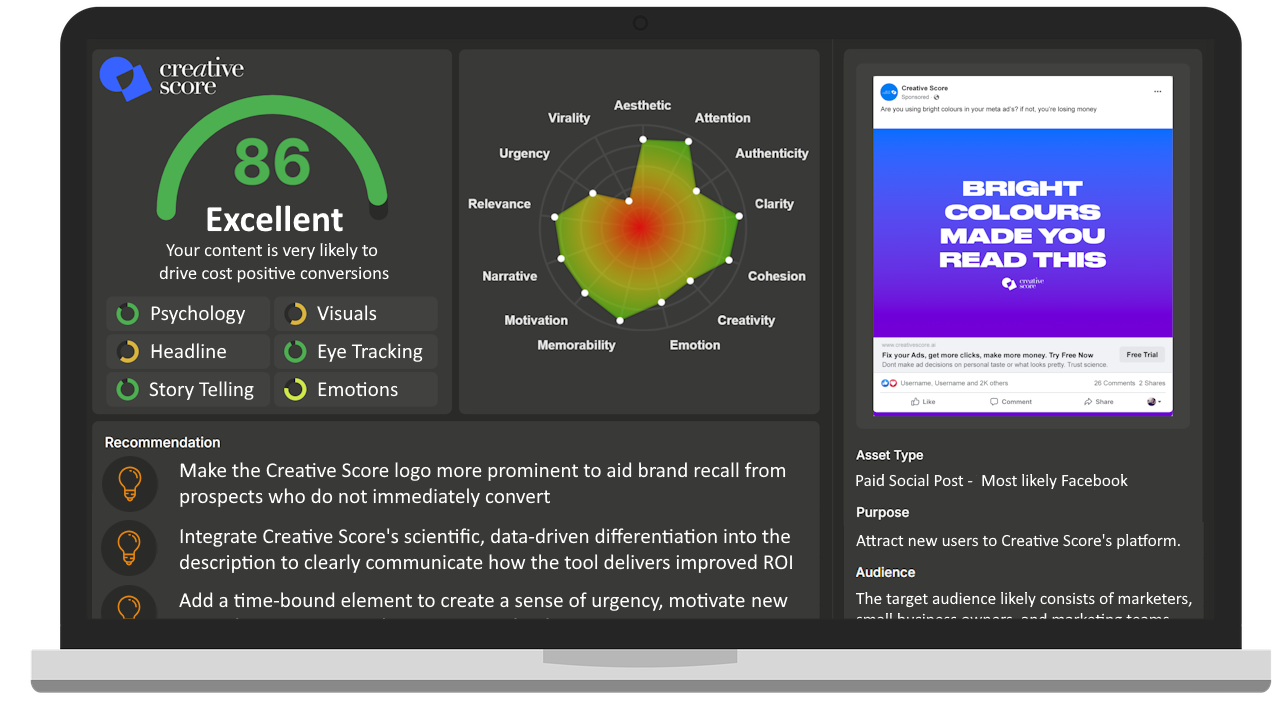 Creative Score screenshot